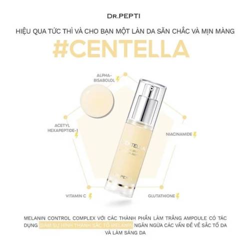 Tinh Chất Dưỡng Trắng Dr.Pepti+ Centella Dark Spot Solution Ampoule 