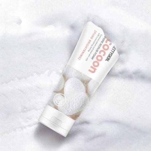 Sữa Rửa Mặt Tẩy Tế Bào Chết Cocoon PrettySkin Cocoon Pore Scrub Foam 