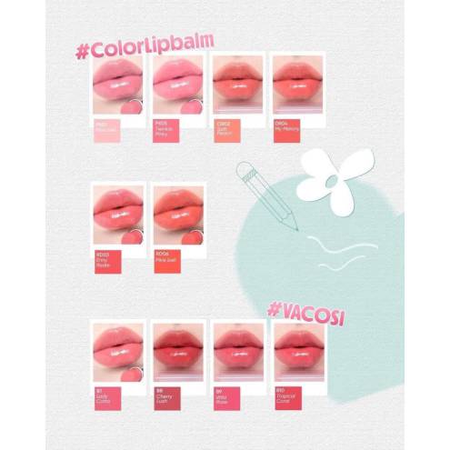Son Dưỡng Có Màu Vacosi Natural Studio Color Lip Balm