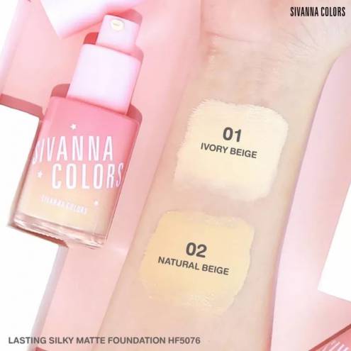  Kem Nền Kiềm Dầu Sivanna Lasting Silky Matte Foundation