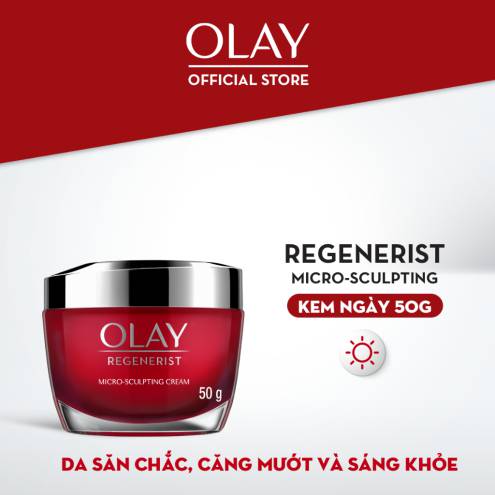 Kem Dưỡng Olay Regenerist Micro-Sculpting Cream Ngừa Lão Hóa Da 50g ( ngày/ đêm)