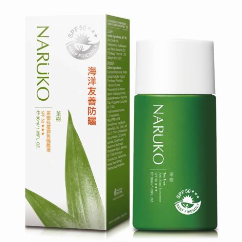 Kem Chống Nắng Naruko Tràm Trà Ngăn Ngừa Mụn Tea Tree Anti-Acne Sunscreen SPF50 30ml (Mới)