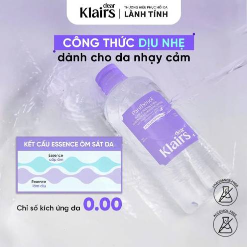 Dear Klairs Nước tẩy trang Supple Preparation Unscented Cleansing Water 400ml