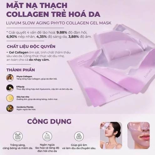 Mặt nạ thạch Luvum Mask (miếng)