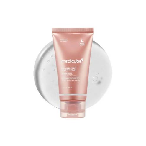 Mặt Nạ Ngủ Collagen Dạng Lột, Căng Bóng Da Medicube Collagen Night Wrapping Mask 75ml