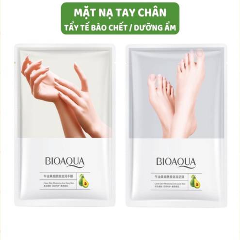 Mặt Nạ Tay Bioaqua Chiết Xuất Bơ Niacinamide Tẩy Tế Bào Chết Làm Mềm Da Cải Thiện Tình Trạng Khô Da