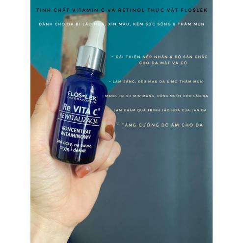 SET FLOSLEK REVITA C SERUM VÀ KEM ĐÊM FULLSIZE