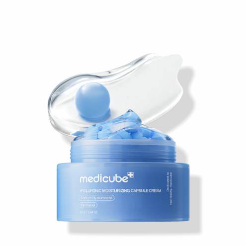 Kem dưỡng viên nang cấp ẩm và dịu da Medicube Hyaluronic Moisturizing Capsule Cream 50gr