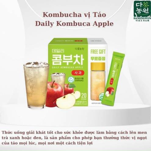 TRÀ KOMBUCHA DAILY KOMBUCHA (5G X 20 GÓI) (HỘP)