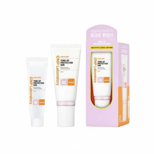 Set Kem Chống Nắng Nâng Tone CNP Laboratory Tone-Up Protection Sun SPF42 PA+++50ml + 31ml