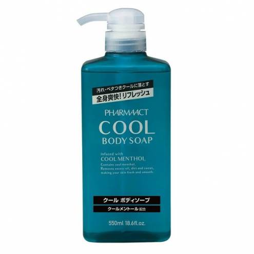 Sữa tắm Pharmaact Cool Body Soap 550ml (Hương Bạc Hà)