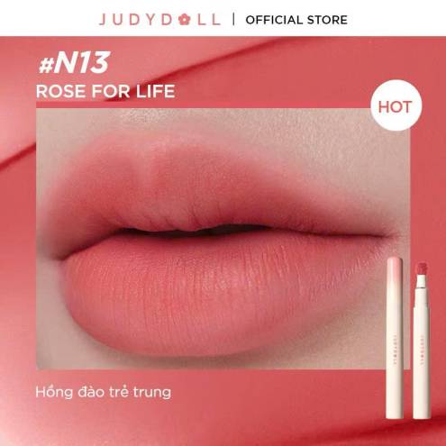 Son Kem Lì Judydoll Đầu Bông Dặm Matte Lip Cream 1.8g