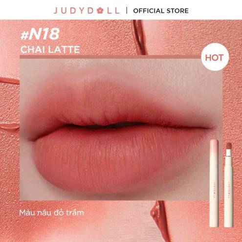 Son Kem Lì Judydoll Đầu Bông Dặm Matte Lip Cream 1.8g