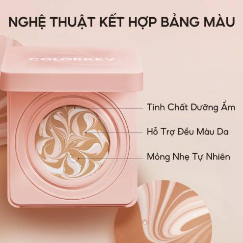 Phấn Tươi Giúp Lớp Nền Mỏng Mịn Colorkey Watery Essence Foundation Balm