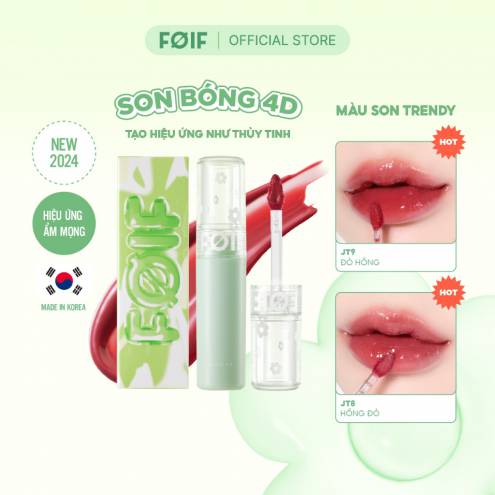 [FOIF by MERZY][Ver 2] Son Tint Bóng Thuần Chay, Ẩm Mọng, Bền Màu FOIF Juicy Fit Tint 3g