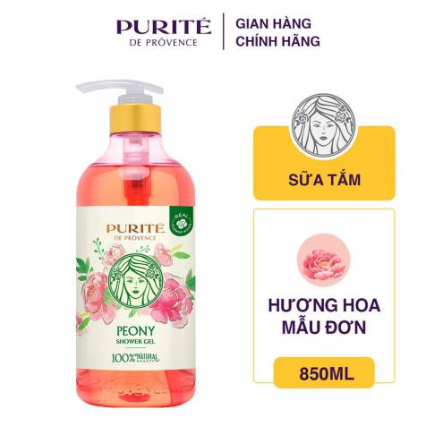 Combo Sữa Tắm Purité Sáng Mịn Da 850ml + 250ml