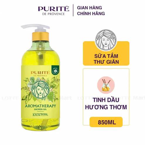 Combo Sữa Tắm Purité Sáng Mịn Da 850ml + 250ml