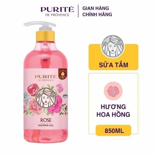 Combo Sữa Tắm Purité Sáng Mịn Da 850ml + 250ml