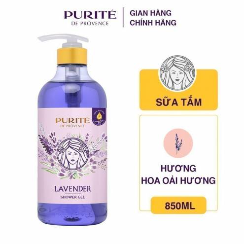 Combo Sữa Tắm Purité Sáng Mịn Da 850ml + 250ml