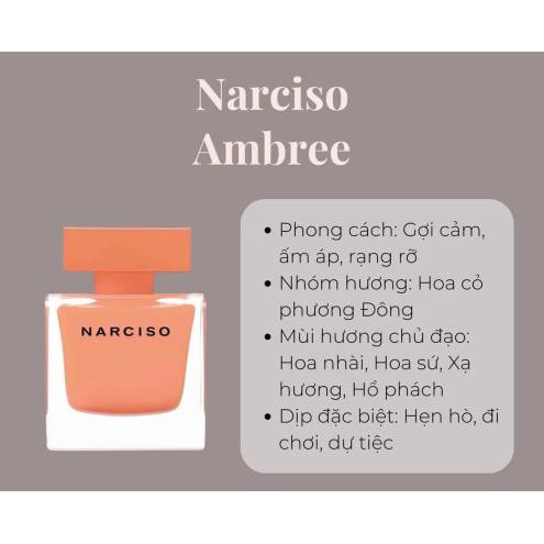 [ 90ml ] Nước hoa Narciso Eau Néroli Ambrée 