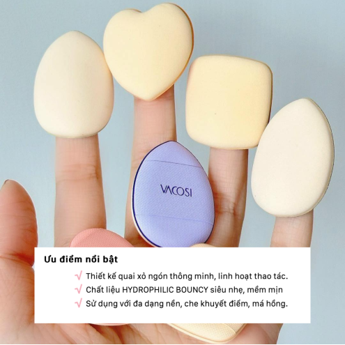 SET 3 BÔNG MÚT MINI XỎ NGÓN BP54