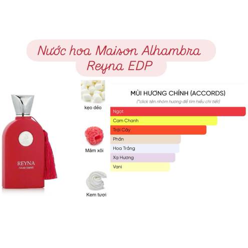 Nước hoa Maison Alhambra Reyna