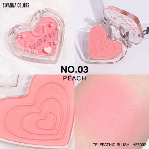  Phấn má hồng Sivanna Colors Mineral Blush Bake HF5092