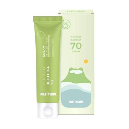 Kem Dưỡng Chiết Xuất Rau Má Pretty Skin The Pure Jeju Cica 70 Centella 