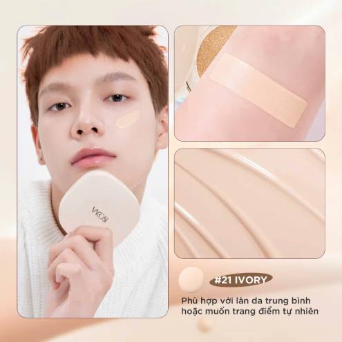 Phấn nước VACOSI FLAWLESS CUSHION SPF50+ PA+++