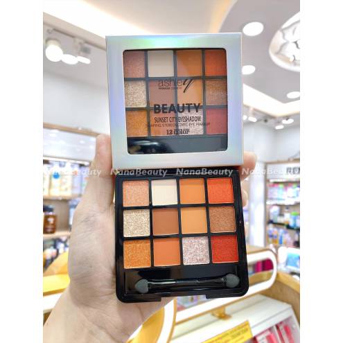 Bảng Phấn Mắt ASHLEY Ashley Beauty Sunset City 