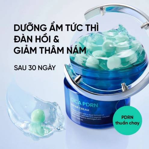 Kem dưỡng BEPLAIN CICA PDRN phục hồi, trẻ hóa làn da & cấp ẩm, đàn hồi, căng bóng 50ml