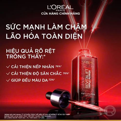 Serum Chống Lão Hóa LOreal Paris Revitalift Triple Power Age-Correcting 30ml