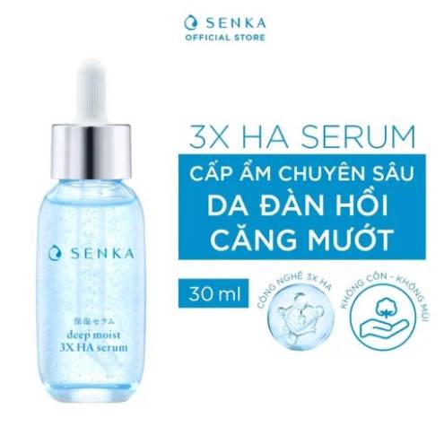 Serum Senka Dưỡng Ẩm Chuyên Sâu Và Ngừa Lão Hóa Deep Moist 3X HA Serum  
