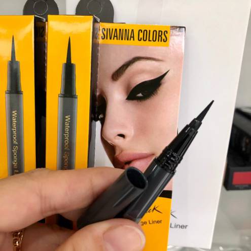 Bút Kẻ Mắt Nước Không Trôi Sivanna Super Black Eyeliner 