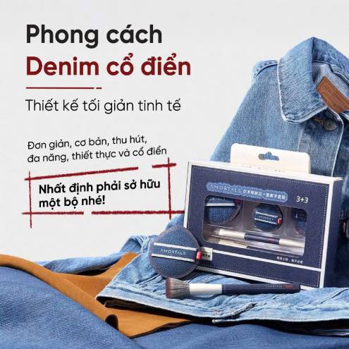 BỘ TRANG ĐIỂM 6 MÓN DENIM AMORTALS