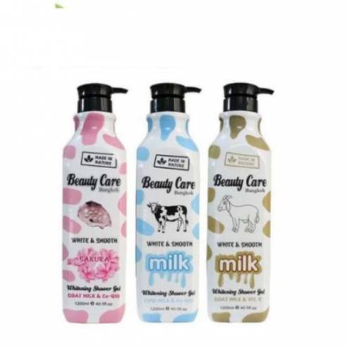 Sữa Tắm Beauty Care Bangkok White & Smooth Milk 1200ml