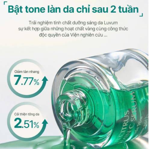 Tinh chất Luvum Green Citrus Vitamin C Serum - 30ml
