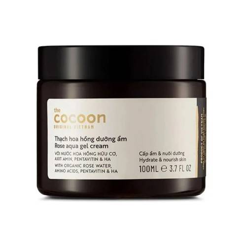 Kem Dưỡng Ẩm Dạng Thạch Từ Hoa Hồng The Cocoon Rose Aqua Gel Cream 100ml