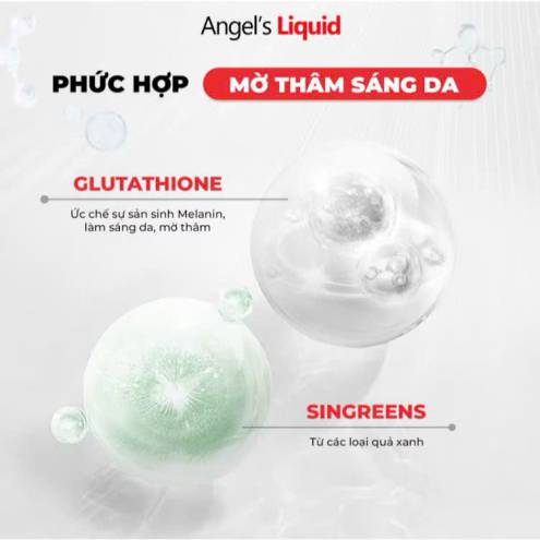 Sữa tắm giảm mụn mờ thâm Angel's Liquid Glutathione BHA Exfoliating Body Wash 500g