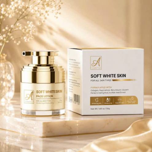 Kem Face Sữa Mịn -Soft White Skin Face Lotion A Cosmetics Dưỡng Sáng da , Cấp Ẩm Hiệu Quả