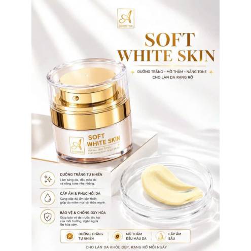 Kem Face Sữa Mịn -Soft White Skin Face Lotion A Cosmetics Dưỡng Sáng da , Cấp Ẩm Hiệu Quả