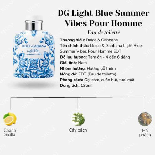 Dolce & Gabbana Light Blue Summer Vibes Pour Homme