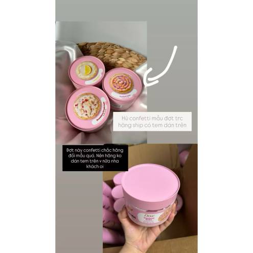 TẨY DA CHẾT BẢN GIỚI HẠN DOVE x CRUMBL BODY SCRUB