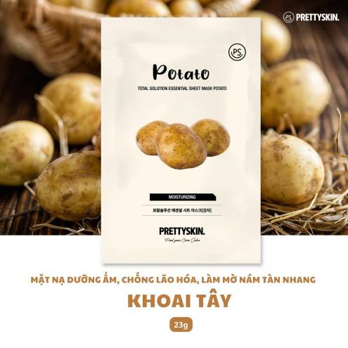 Mặt Nạ Tinh Chất Pretty Skin Total Solution Essential Sheet Mask  