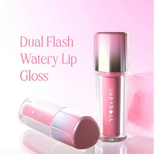 Son bóng bền màu Judydoll Dual Flash Watery Lip Gloss 