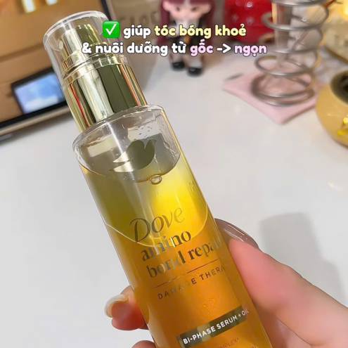 Nước hoa cho tóc: Serum & Dầu dưỡng Dove 77ml 