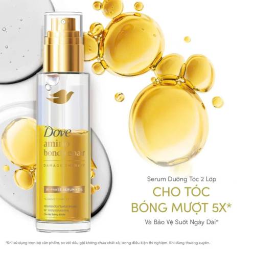 Nước hoa cho tóc: Serum & Dầu dưỡng Dove 77ml 