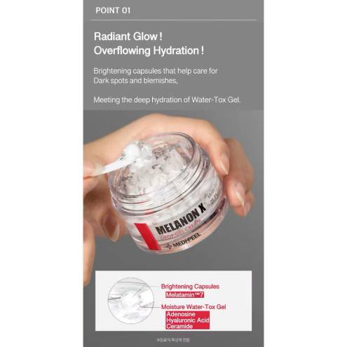  Kem Dưỡng Dạng Gel Có Viên Nang Sáng Da Mờ Thâm Nám MEDIPEEL Melanon X Drop 50g
