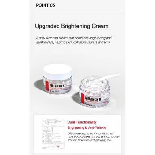  Kem Dưỡng Dạng Gel Có Viên Nang Sáng Da Mờ Thâm Nám MEDIPEEL Melanon X Drop 50g