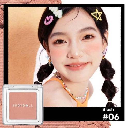 Phấn Má Hồng Đơn Sắc Lên Màu Chuẩn Judydoll Blush Powder